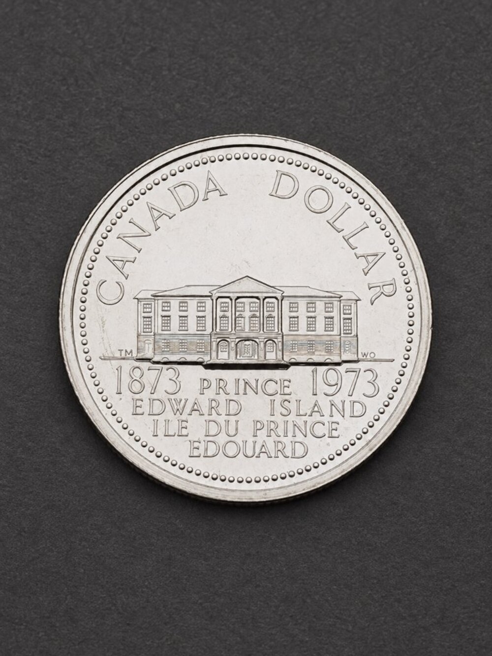 1973 Canada $1 Prince Edward Island Centennial Commemorative Coin KM#82